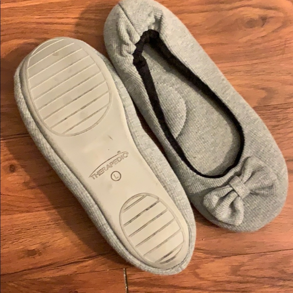 Gray Slippers